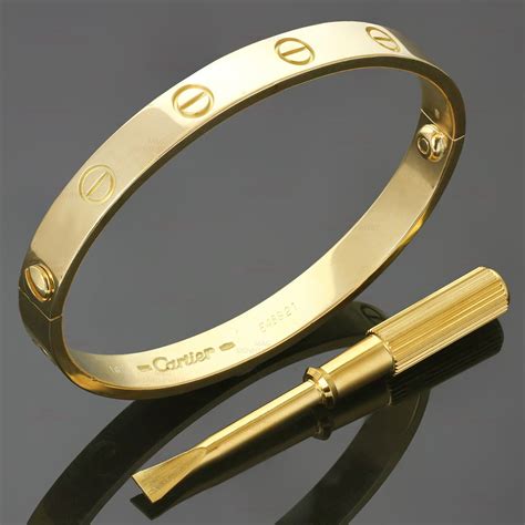 cartier bangle screw type.